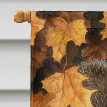 Load image into Gallery viewer, Autumn Grey Squirrel by Daphne Baxter Flag Canvas House Size BDBA0388CHF