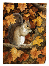 Load image into Gallery viewer, Autumn Grey Squirrel by Daphne Baxter Flag Canvas House Size BDBA0388CHF