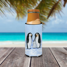 Load image into Gallery viewer, Penguin Family by Daphne Baxter Slim Can Hugger – Fun &amp; Functional Drink Coolers BDBA0427MUK