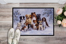 Load image into Gallery viewer, Winter Dogs Doormat - 18x27 Decorative Floor Mat – Indoor/Outdoor Rug with Artistic Flair
