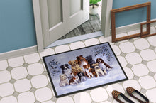 Load image into Gallery viewer, Winter Dogs Doormat - 18x27 Decorative Floor Mat – Indoor/Outdoor Rug with Artistic Flair