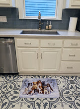 Load image into Gallery viewer, Winter Dogs Machine Washable Memory Foam Mat