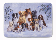 Load image into Gallery viewer, Winter Dogs Machine Washable Memory Foam Mat