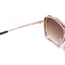 Load image into Gallery viewer, Bella - Coffee Oversized Squared Aviators