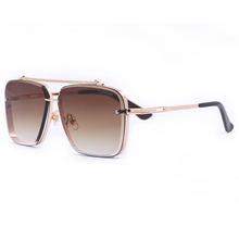 Load image into Gallery viewer, Bella - Coffee Oversized Squared Aviators