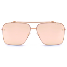 Load image into Gallery viewer, Bella -Tangle Free- Rose Gold Oversized Squared Aviators