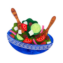 Load image into Gallery viewer, Greek Salad Brooch by Erstwilder