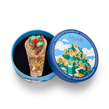 Load image into Gallery viewer, Gyros on the Go Brooch by Erstwilder