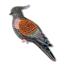 Load image into Gallery viewer, Kulupatji (Crested Pigeon) Brooch by Erstwilder