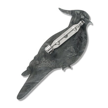 Load image into Gallery viewer, Kulupatji (Crested Pigeon) Brooch by Erstwilder
