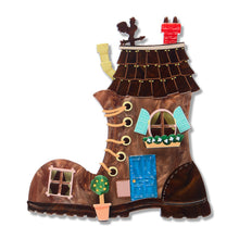Load image into Gallery viewer, Shoe House Brooch by Erstwilder
