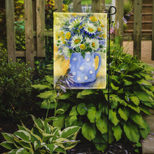 Load image into Gallery viewer, Blue and Yellow Flowers by Maureen Bonfield Garden Flag – Decorative Outdoor Yard Flag BMBO0730GF