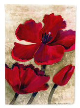 Load image into Gallery viewer, Red Tulip by Maureen Bonfield Flag Canvas House Size BMBO0734CHF