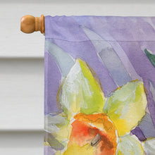 Load image into Gallery viewer, Daffodils by Maureen Bonfield Flag Canvas House Size BMBO0880CHF