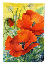 Load image into Gallery viewer, Poppies by Maureen Bonfield Flag Canvas House Size BMBO0946CHF