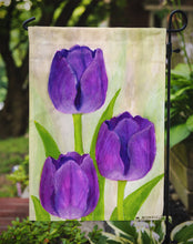Load image into Gallery viewer, Purple Tulips by Maureen Bonfield Garden Flag – Decorative Outdoor Yard Flag BMBO1033GF