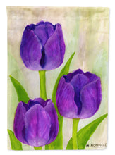 Load image into Gallery viewer, Purple Tulips by Maureen Bonfield Garden Flag – Decorative Outdoor Yard Flag BMBO1033GF