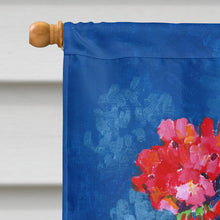 Load image into Gallery viewer, Geraniums by Maureen Bonfield Flag Canvas House Size BMBO1118CHF