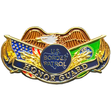 Load image into Gallery viewer, GL6-005 Border Patrol Agent Honor Guard CBP BPA off duty lapel pin non-uniform wear Honor First pin