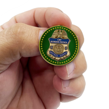 Load image into Gallery viewer, BFP-008 Border Patrol Agent CBP Honor First Lapel Pin cloisonné with dual pin posts BPA