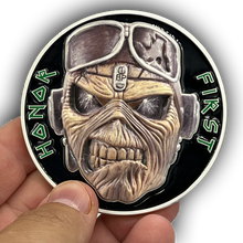 Load image into Gallery viewer, EL9-003A CBP Border Patrol Agent Honor First Zombie Challenge Coin BORTAC thin green line