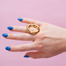 Load image into Gallery viewer, Titanium Organic Oval Ring