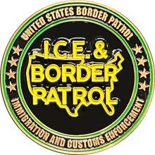 Load image into Gallery viewer, DL13-003 ICE and Border Patrol Border Crisis Joint Operations Challenge Coin 2021 2022