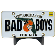 Load image into Gallery viewer, CL7-13 Bad Boys City of Miami Police Department inspired Challenge Coin Florida License Plate Will Smith Martin Lawrence