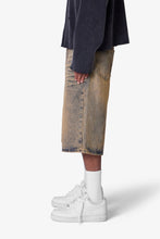 Load image into Gallery viewer, Baggy Dust Stone Denim Shorts - Vintage Blue