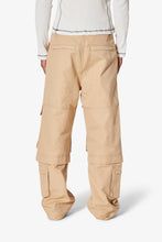Load image into Gallery viewer, Baggy Slanted Cargo Pants - Khaki