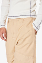 Load image into Gallery viewer, Baggy Slanted Cargo Pants - Khaki