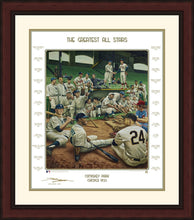 Load image into Gallery viewer, MLB Baseball's Greatest All-Stars Exclusive Dream Scene Framed Lithograph Artwork Print