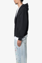 Load image into Gallery viewer, Basic Zip Up Hoodie - Black