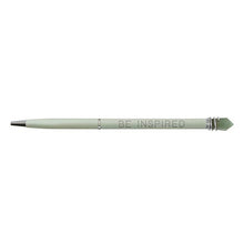 Load image into Gallery viewer, Be Inspired Crystal Pen in Green Finish
