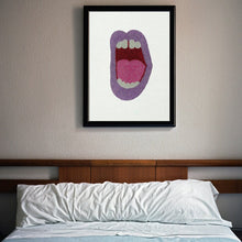 Load image into Gallery viewer, Beaded Shout Out Pop-Art Wall Decor