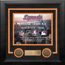 Load image into Gallery viewer, Chicago Bears Custom NFL Football 8x10 Picture Frame Kit (Multiple Colors)