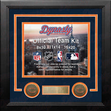 Load image into Gallery viewer, Chicago Bears Custom NFL Football 8x10 Picture Frame Kit (Multiple Colors)