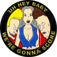 Load image into Gallery viewer, DL13-001 BANG MILFS Challenge Coin not thin blue line or Police just a funny joke gag gift for NYPD LAPD FBI CBP