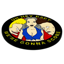 Load image into Gallery viewer, DL13-001 BANG MILFS Challenge Coin not thin blue line or Police just a funny joke gag gift for NYPD LAPD FBI CBP