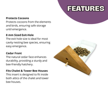 Load image into Gallery viewer, Cabana Bee House &amp; Complete Kit with Bee Certificate