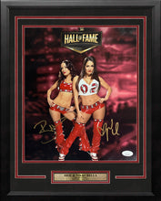 Load image into Gallery viewer, Brie &amp; Nikki Bella Autographed Framed WWE Wrestling Bella Twins Collage Photo