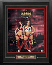 Load image into Gallery viewer, Brie &amp; Nikki Bella Autographed Framed WWE Wrestling Bella Twins Collage Photo