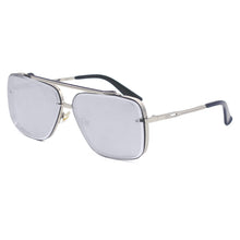 Load image into Gallery viewer, Bella -Tangle Free- Chrome Silver Oversized Squared Aviators
