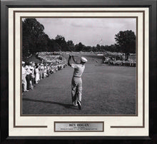 Load image into Gallery viewer, Ben Hogan 1-Iron Shot at the 1950 US Open at Merion Framed Golf Photo