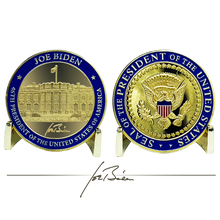 Load image into Gallery viewer, DL12-08 46th President Joe Biden Challenge Coin White House POTUS former Vice President to the 44th Barack Obama