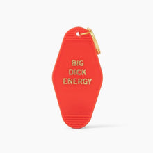 Load image into Gallery viewer, Big Dick Energy Motel Style Keychain in Red