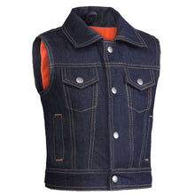 Load image into Gallery viewer, Azure Indigo Kids Denim Vest
