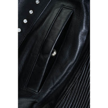 Load image into Gallery viewer, Biker Babe Women's Studded Leather Motorcycle Vest