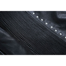 Load image into Gallery viewer, Biker Babe Women's Studded Leather Motorcycle Vest