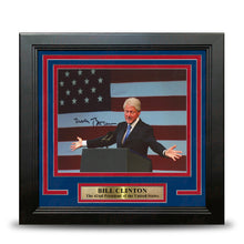 Load image into Gallery viewer, Bill Clinton 42nd President of the United States Autographed 8" x 10" Framed Photo